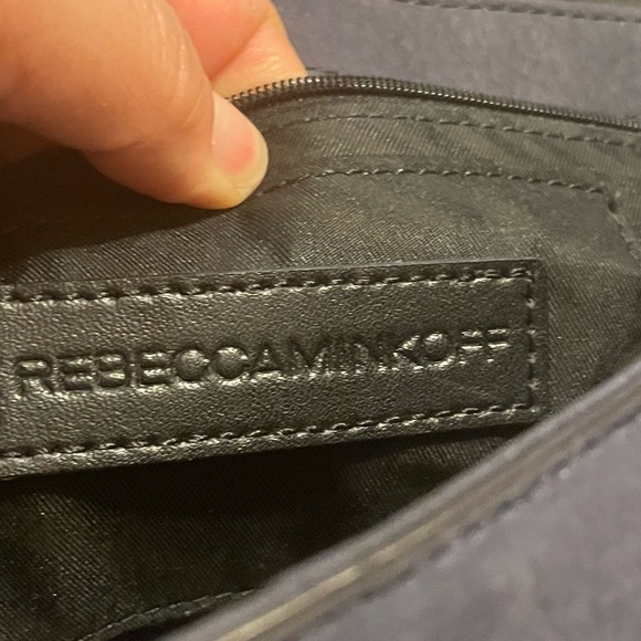 Rebecca Minkoff Navy Blue Quilted Leather Handbag - Picture 7 of 12